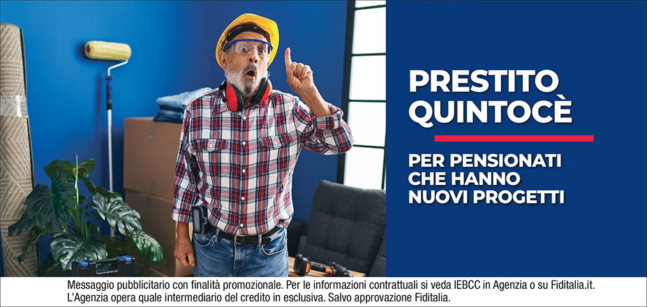 Agenzia Triani Angelo Fiditalia | Potenza, Matera | Cessione del Quinto Quintocè - Un consulente dedicato per i progetti di dipendenti e pensionati. Messaggio pubblicitario con finalità promozionale. Per le informazioni contrattuali si veda IEBCC in Agenzia o su Fiditalia. it. L’Agenzia opera quale intermediario del credito in esclusiva. Salvo approvazione Fiditalia.
